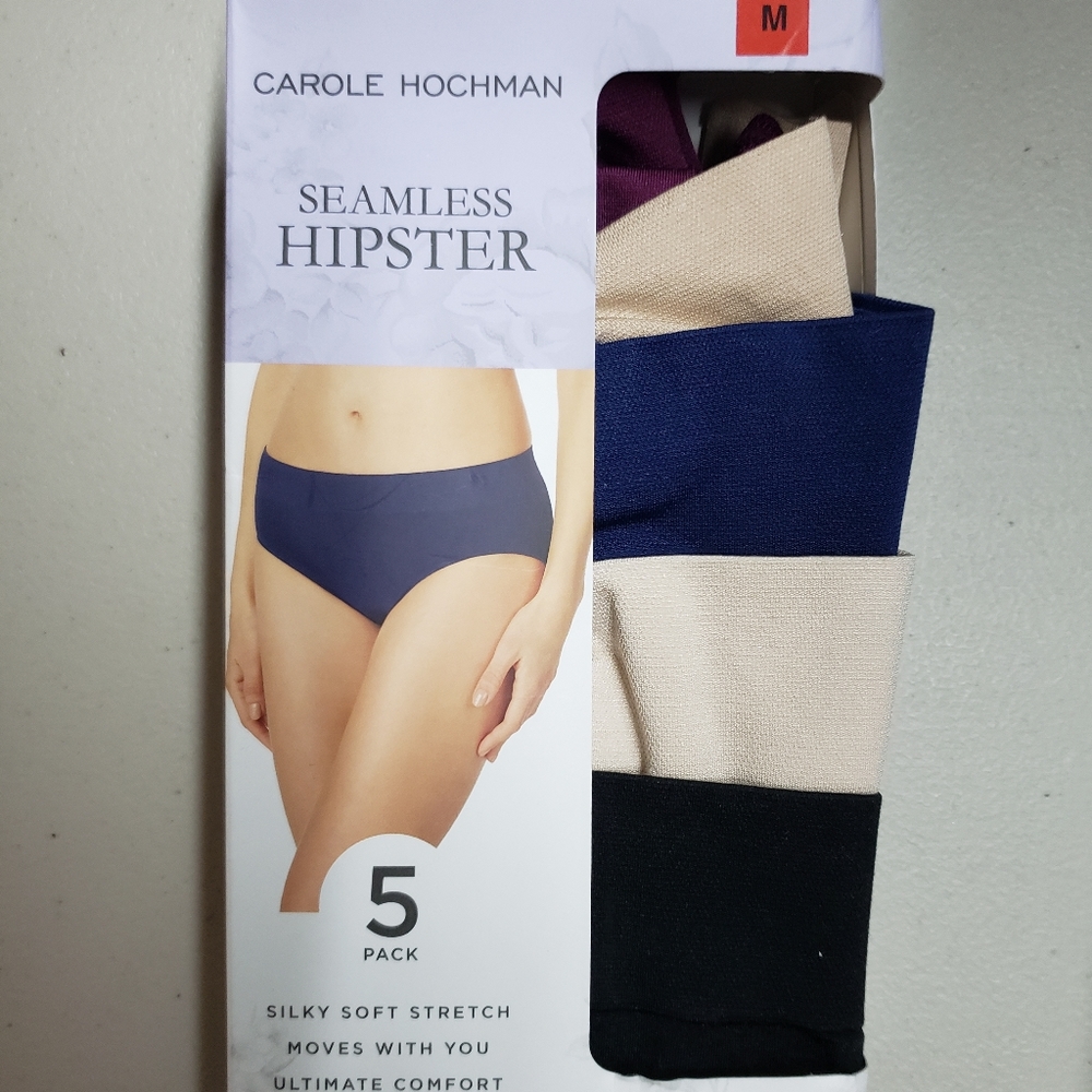 Carole Hochman 5pk Seamless Hipsters
